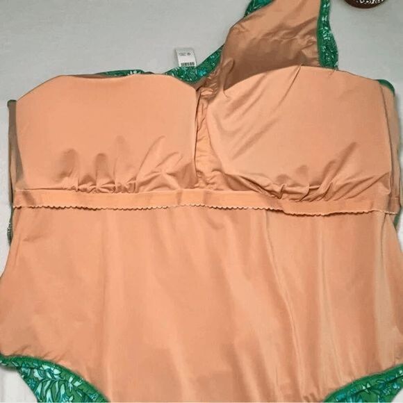 J Crew NWT size 24 one-shoulder swimsuit plus size - Picture 9 of 15